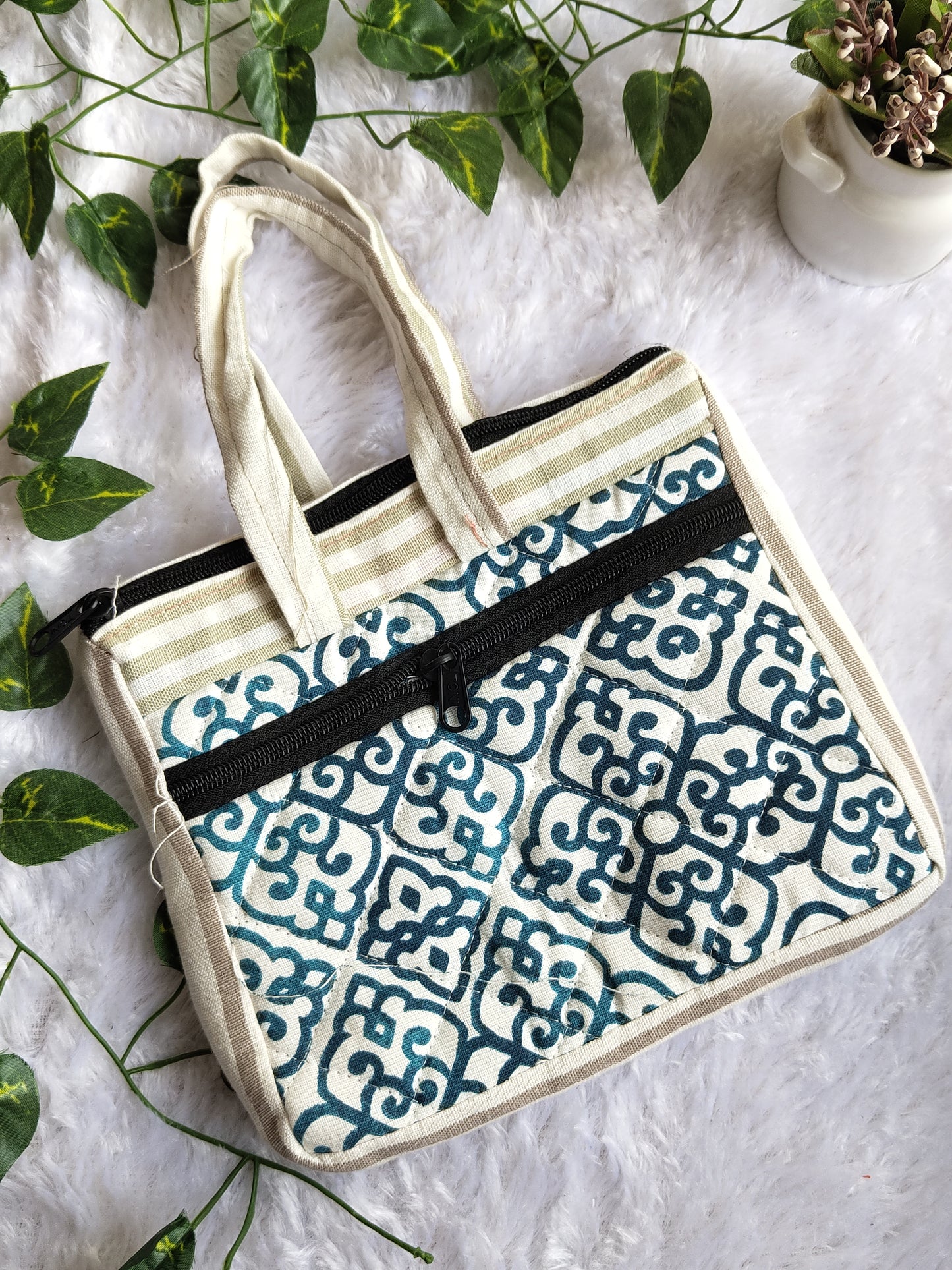 Small 2 zip bag