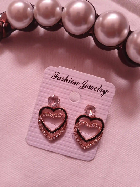 Black and White Earrings