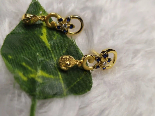 Gold Polish Earring - 005