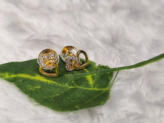 Gold Polish Earring - 010