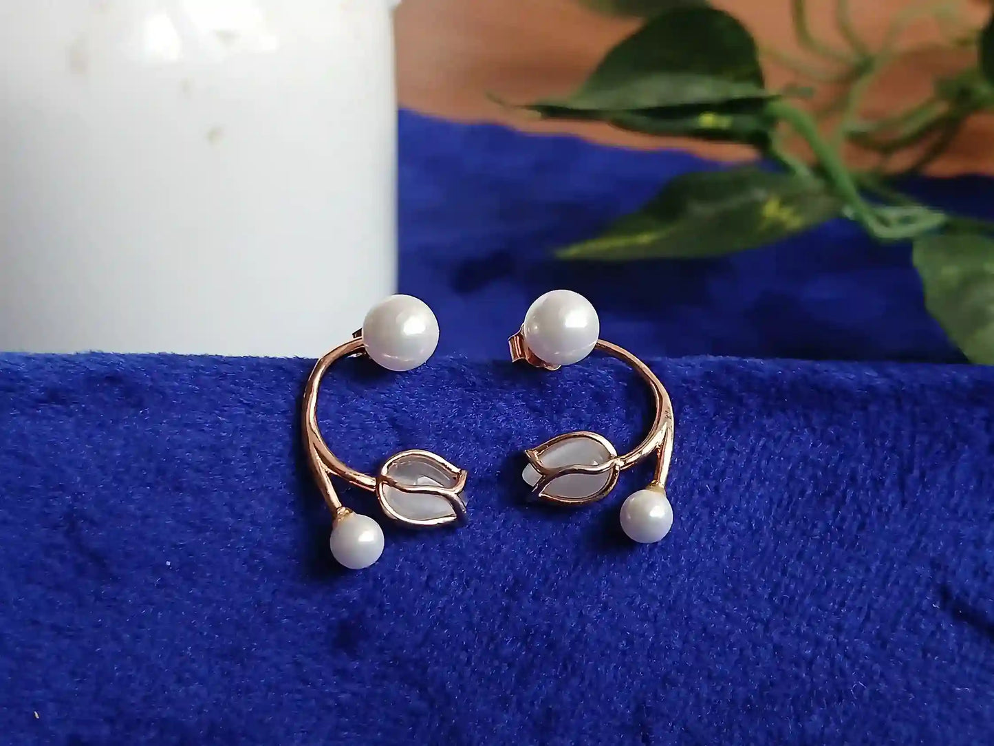 Rose Gold Earring - 006
