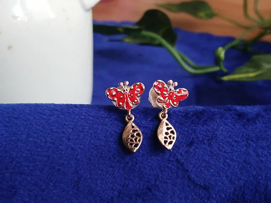 Rose Gold Earring - 011