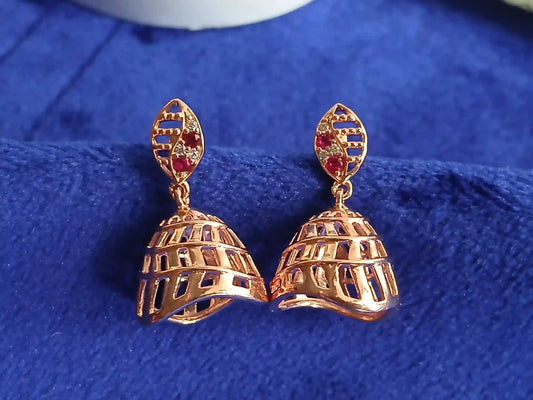 Rose Gold Earring - 017