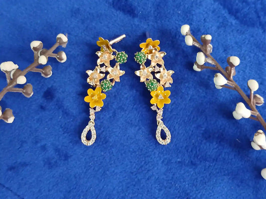 Rose Gold Earring - 018