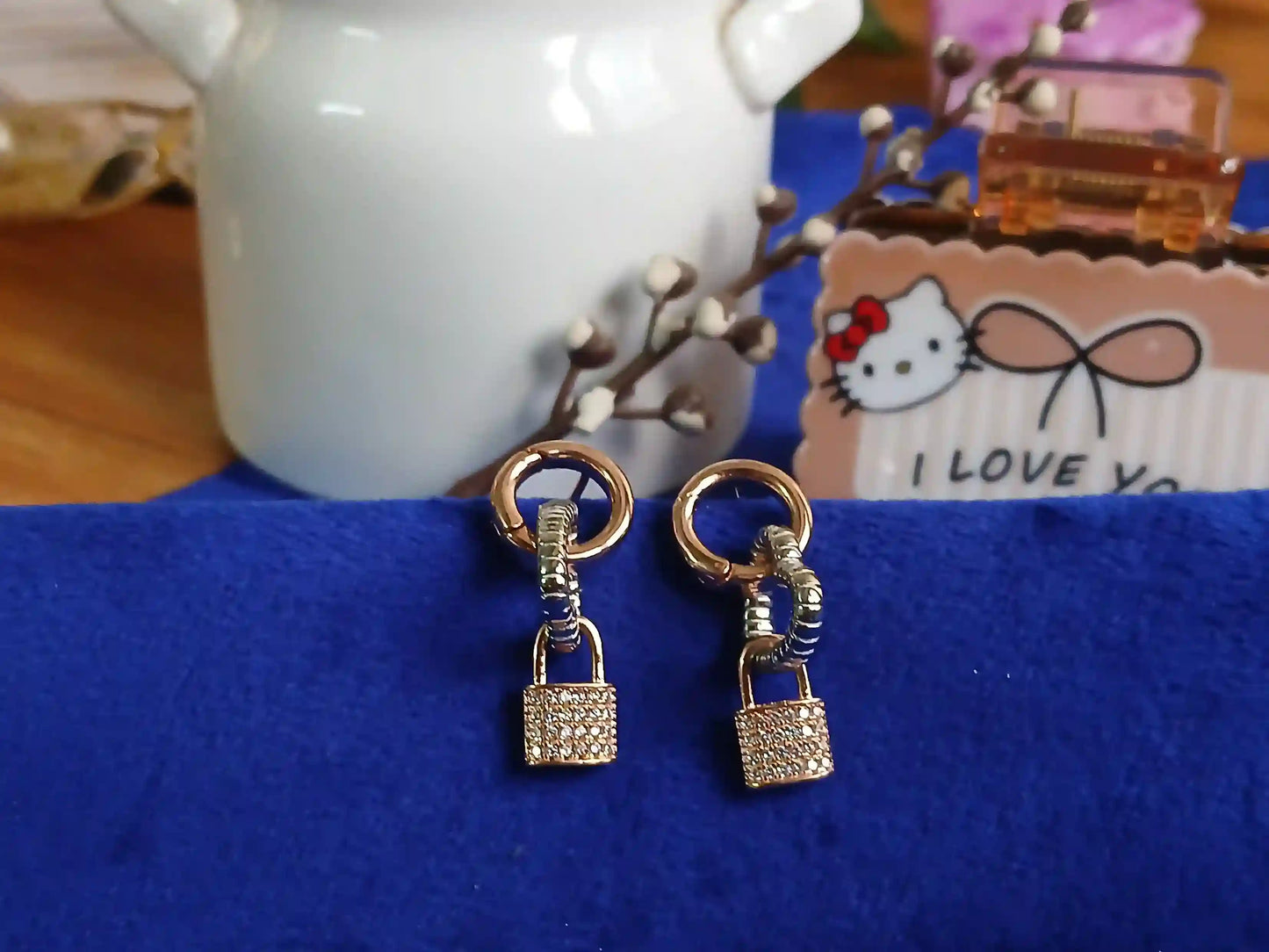 Rose Gold Earring - 019