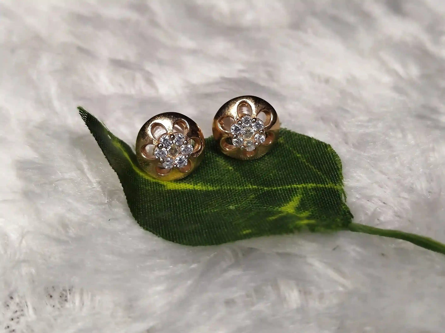 Rose Gold Earring - 041